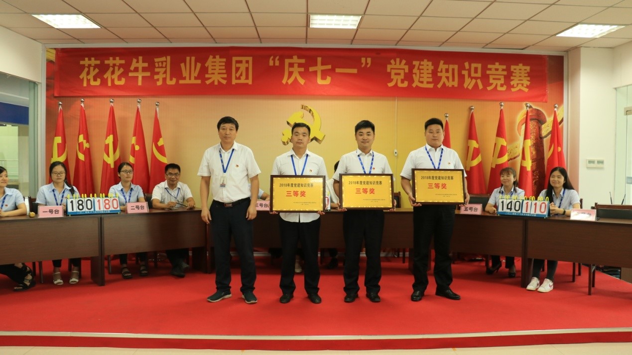 知識競賽爭先鋒 比學趕超展風采 —— 花花牛乳業集團黨委舉辦慶 “七一”黨建知識競賽 知識競賽爭先鋒 比學趕超展風采 —— 花花牛乳業集團黨委舉辦慶 “七一”黨建知識競賽
